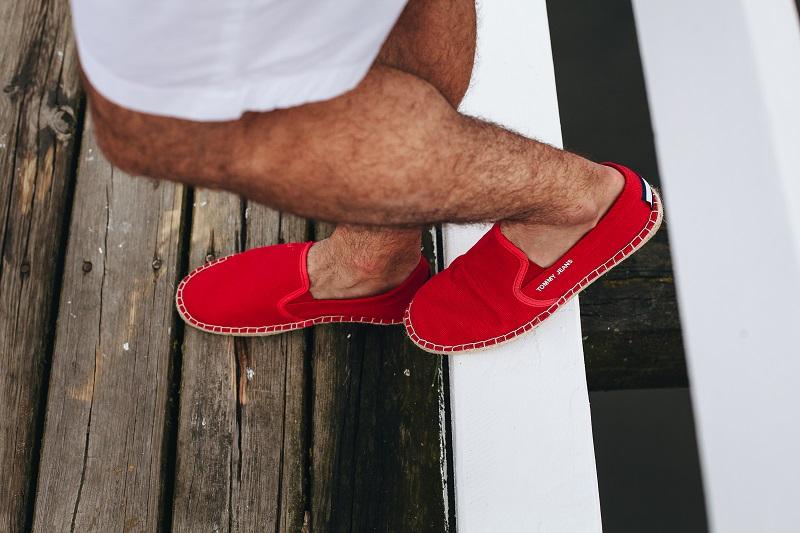 scarpe rosse uomo alte