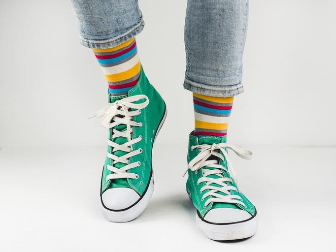 Dek Kids - Scarpe Da Ginnastica Con Lacci Per Bambino - Colore Bianco/Grigio/Blu, Tomaia In Tessuto E PU, Suola In PVC, Leggere E Comode Per Gioco E Sport