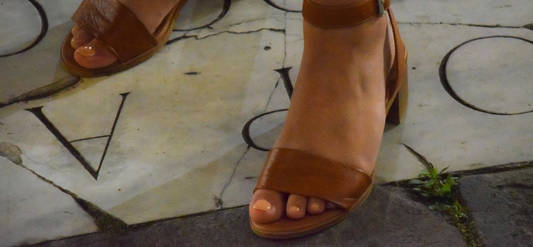 sandali tacco basso
